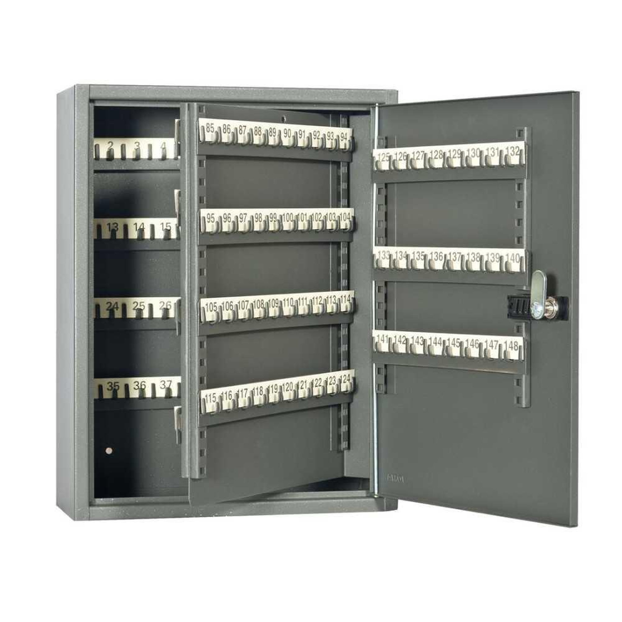 JOMA Joma armoire à clés métal verrouillable 148 emplacements numérotés 1 à 148 gris