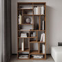 Voir la diapositive 2 : Habitat et Jardin Bibliothèque en bois  Nicola  - 90 x 30 x 180 cm - Marron