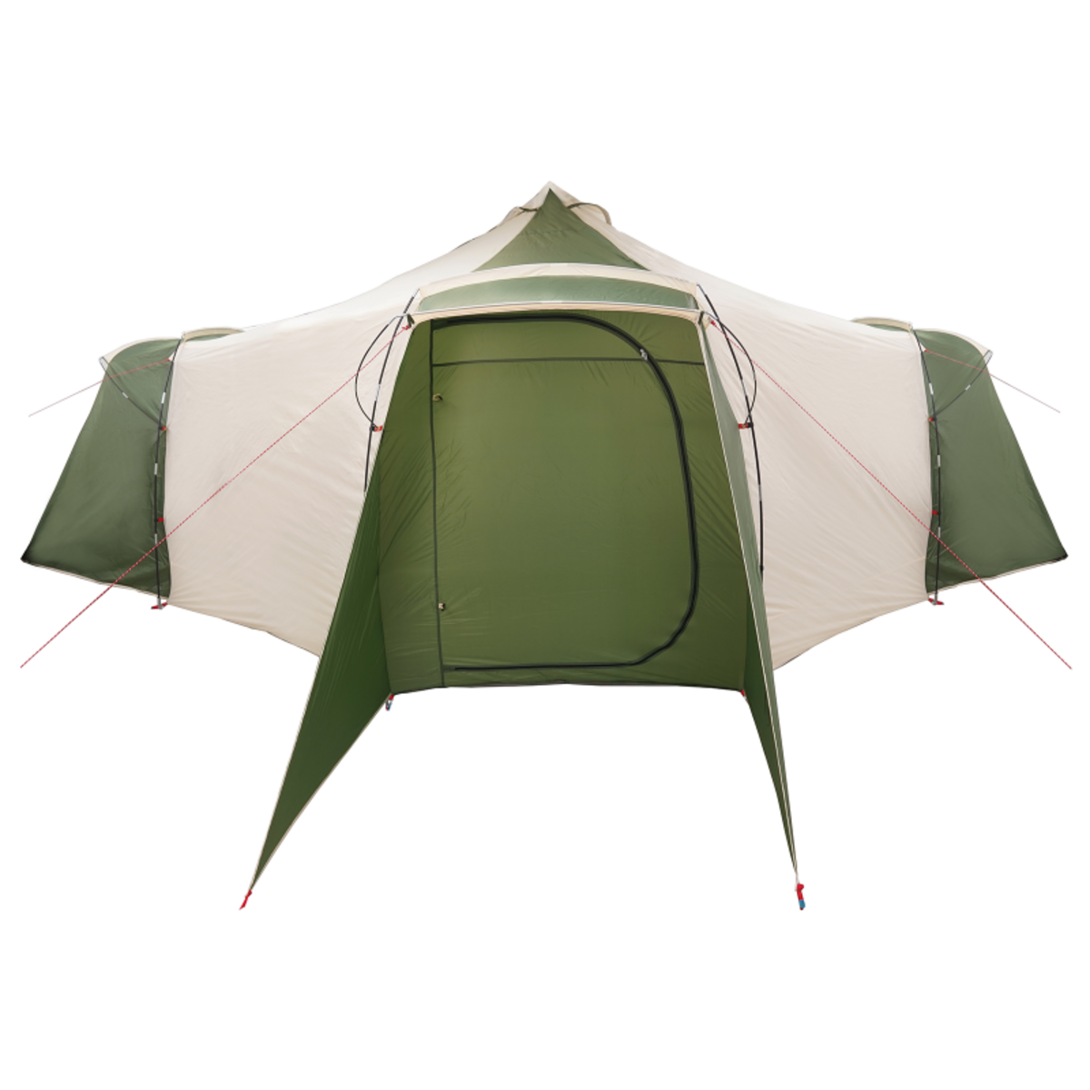 VIDAXL Tente Familiale Tipi Verte 8 Personnes Imperméable