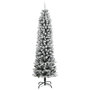 Voir la diapositive 3 : VIDAXL Sapin de Noël artificiel 300 LED et neige floquée 210 cm