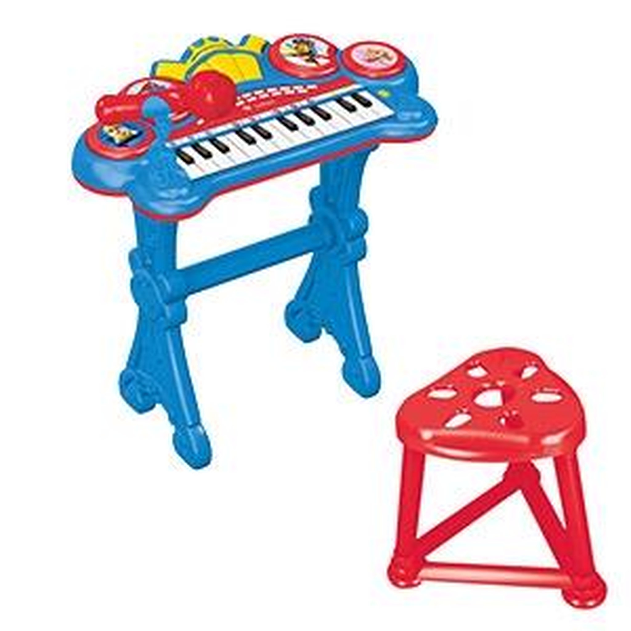 Voir la diapositive 3 : Lexibook Piano électronique Pat'Patrouille avec siège et micro