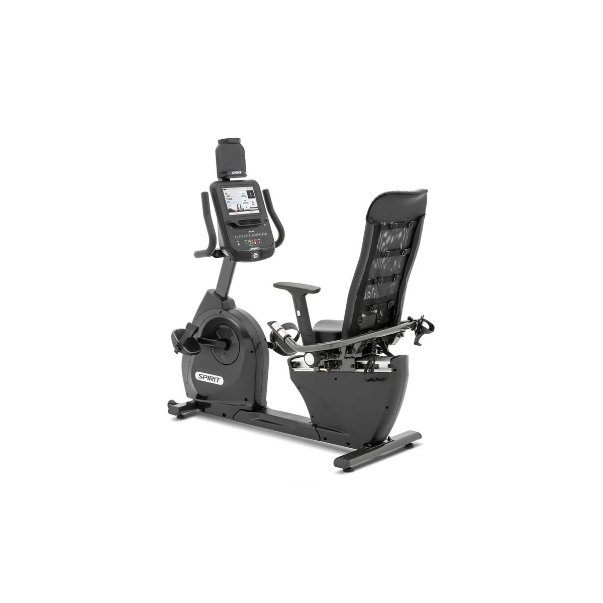 Spirit Vélo de Fitness connecté semi allongé - Spirit - Modèle XBR55 ENT - Bluetooth/App - Maison/Appartement