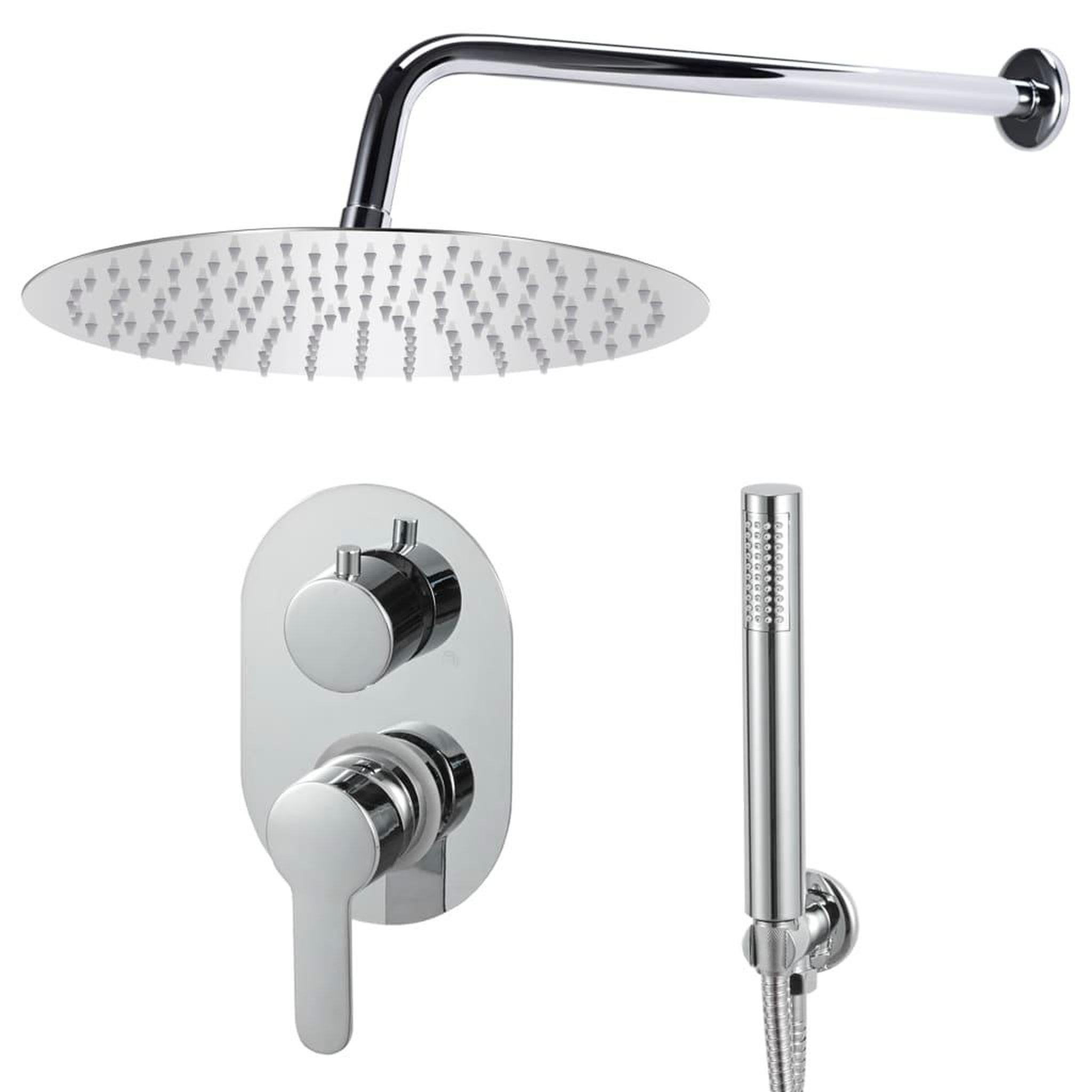 Voir la diapositive 5 : VIDAXL Systeme de douche Acier inoxydable 201 Argente