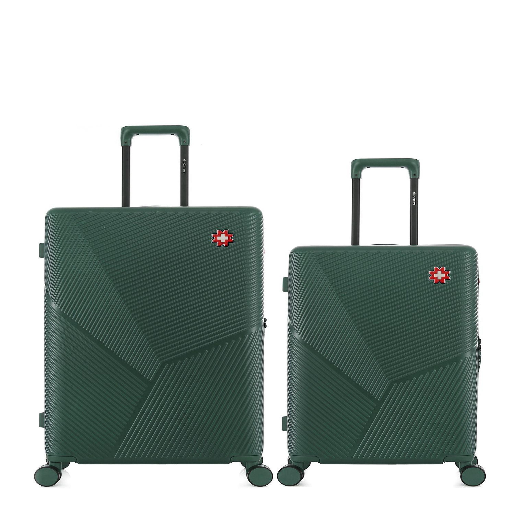 SWISS KOPPER Lot de 2 Valises Rigides Grand Format et Taille Moyenne FRIBOURG