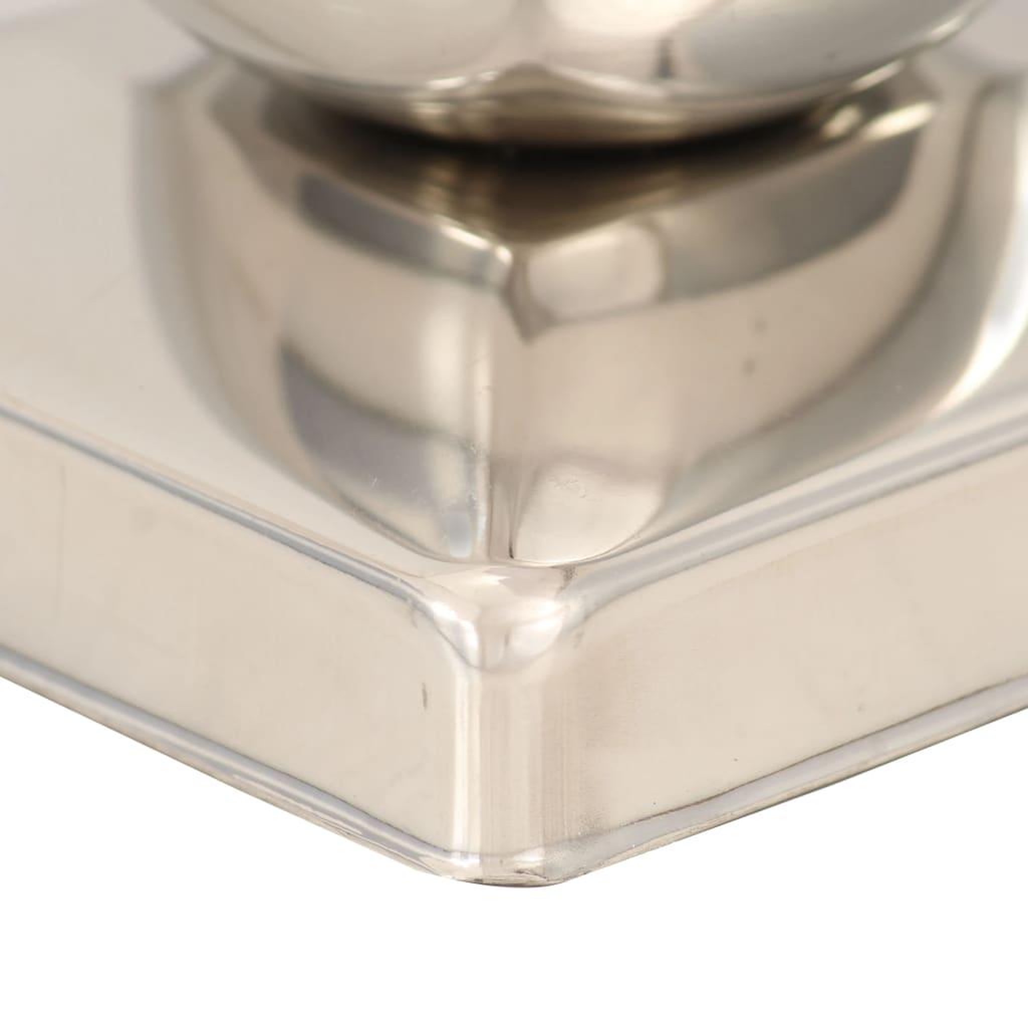 Voir la diapositive 5 : VIDAXL Bouchons de poteau 6 pcs globe final acier inoxydable 101x101mm