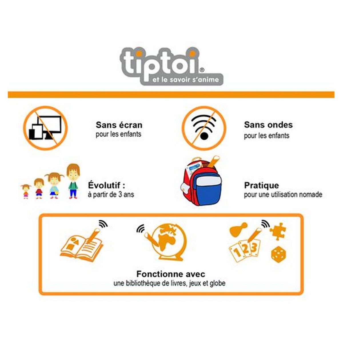 RAVENSBURGER Jeu Tiptoi - Je découvre les dinosaures