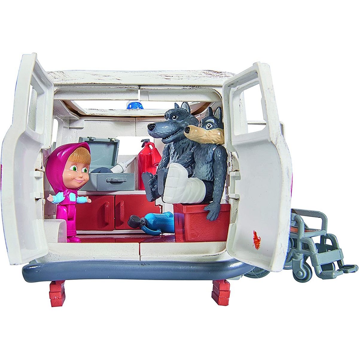 SMOBY Playset Ambulance - Masha et Michka