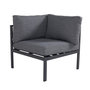 Voir la diapositive 1 : Paris Prix Module Canapé d'Angle de Jardin  Copacabana  74cm Noir