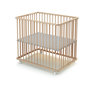 Voir la diapositive 4 : WEBABY Parc bébé pliant en bois 70 x 100 cm