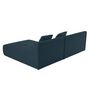 Voir la diapositive 5 : LISA DESIGN Onyx - canapé modulable d'angle réversible 4 places - en tissu mailles 3d