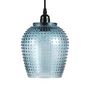 Voir la diapositive 1 : Paris Prix Lampe Suspension en Verre  Riva  27cm Bleu