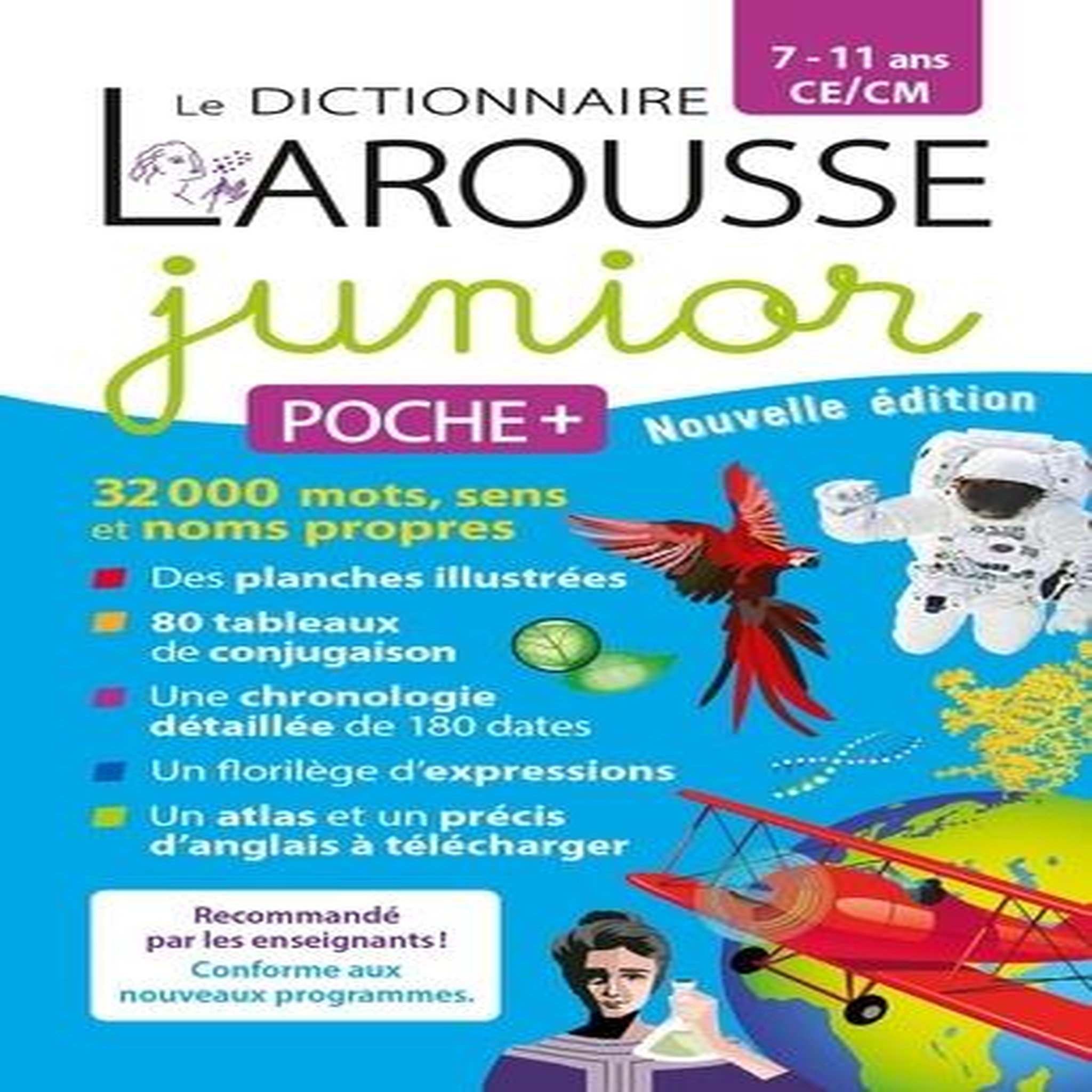 DICTIONNAIRE LAROUSSE JUNIOR POCHE + CE/CM. EDITION 2024, Larousse