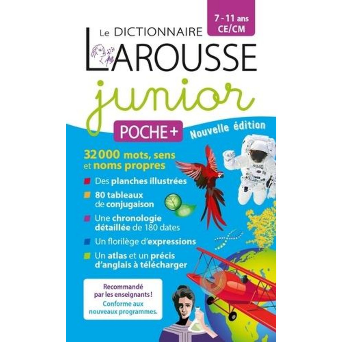 DICTIONNAIRE LAROUSSE JUNIOR POCHE + CE/CM. EDITION 2024, Larousse