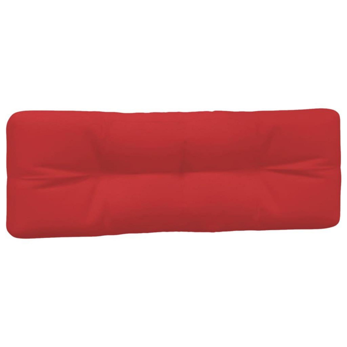 VIDAXL Coussins de palette lot de 5 rouge tissu