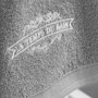 Paris Prix Lot de 2 Gants de Toilette  Vintage  15x21cm Gris