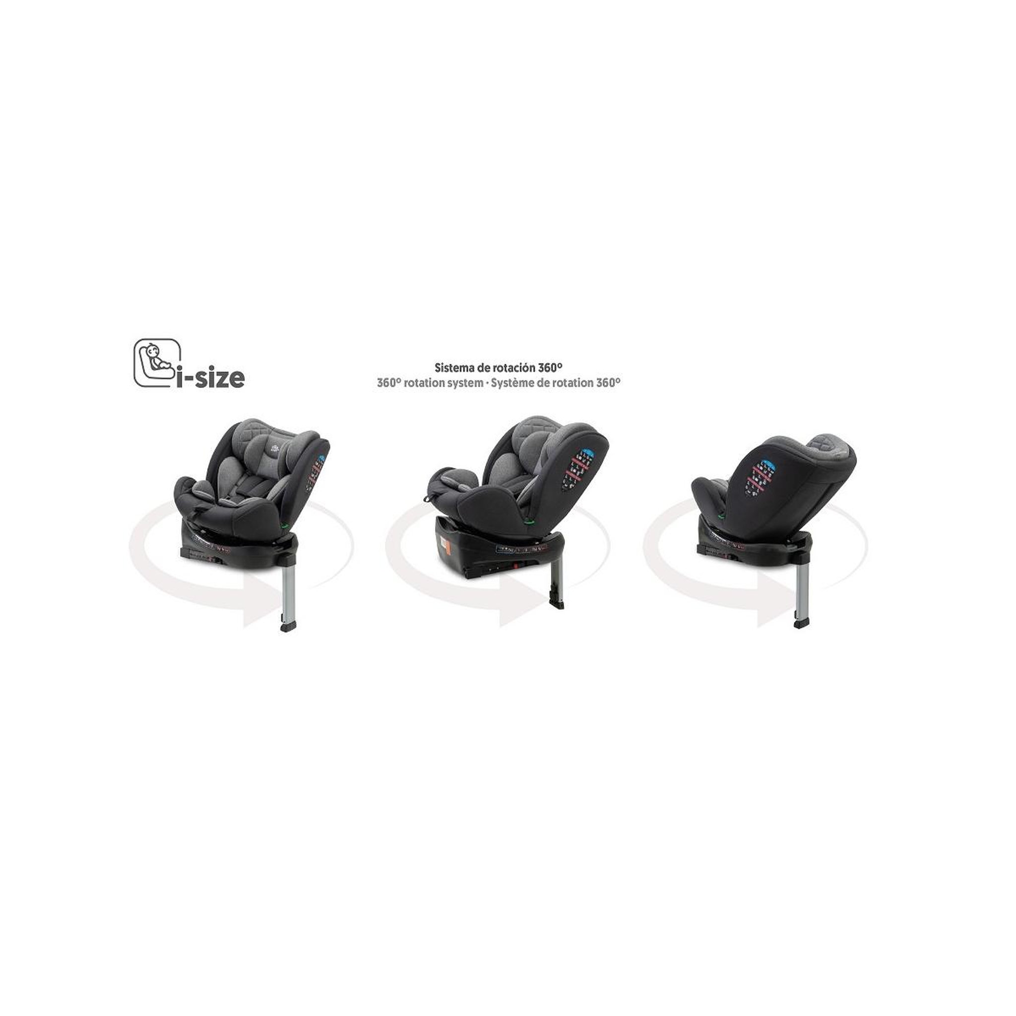 Voir la diapositive 4 : INTERBABY Siège Securité Mod. Sella Noire