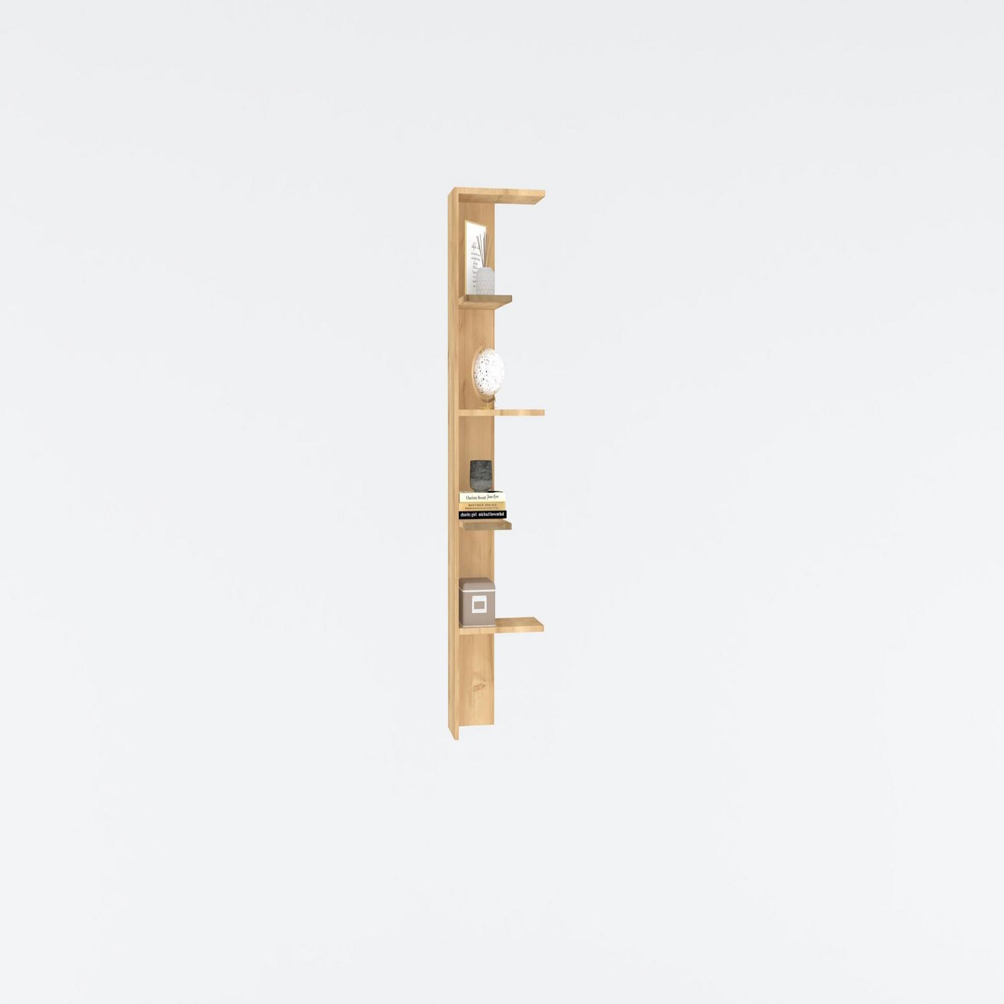 Voir la diapositive 3 : Habitat et Jardin Bibliothèque en bois  Bled  - 40 x 21 x 160 cm - Beige