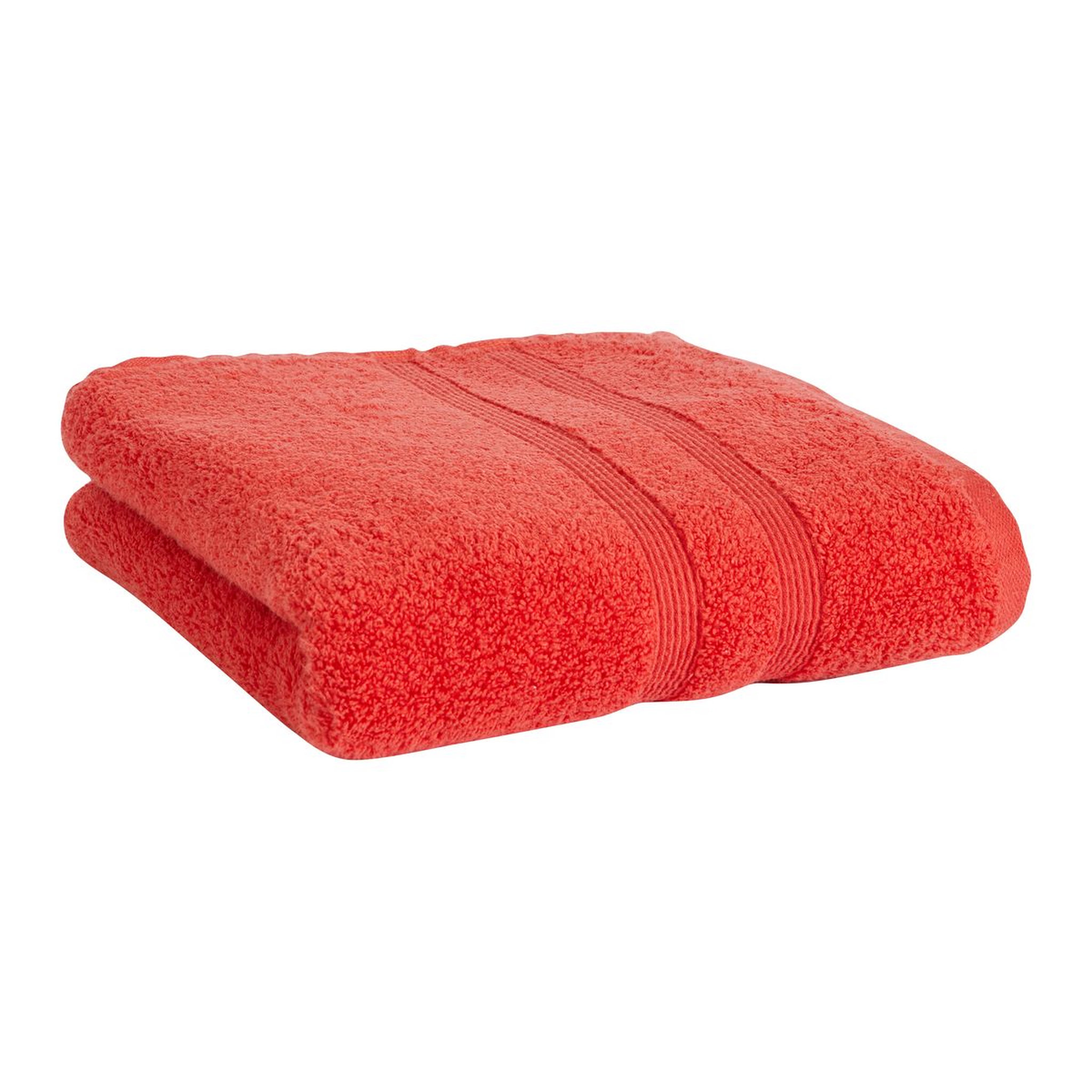 Voir la diapositive 2 : ACTUEL Drap de bain uni en coton 500 g/m²