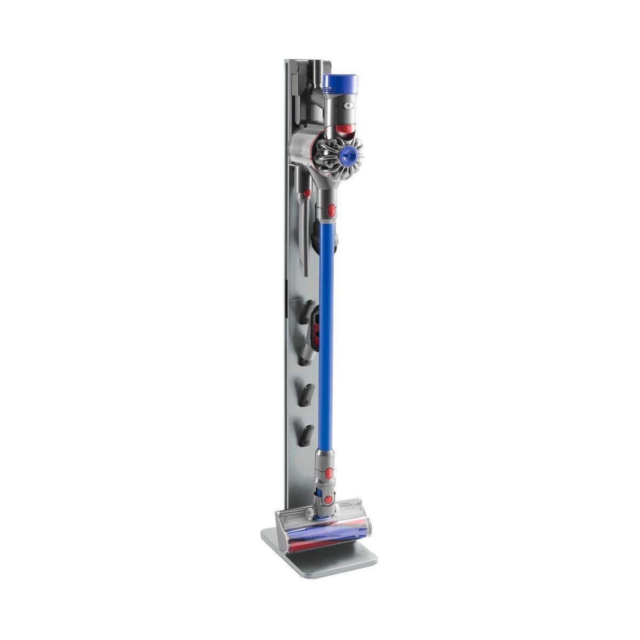 Voir la diapositive 4 : XAVAX Support de rangement mural fixation universelle aspirateur balai argent