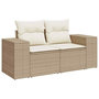 Voir la diapositive 3 : VIDAXL Salon de jardin avec coussins 5 pcs beige resine tressee