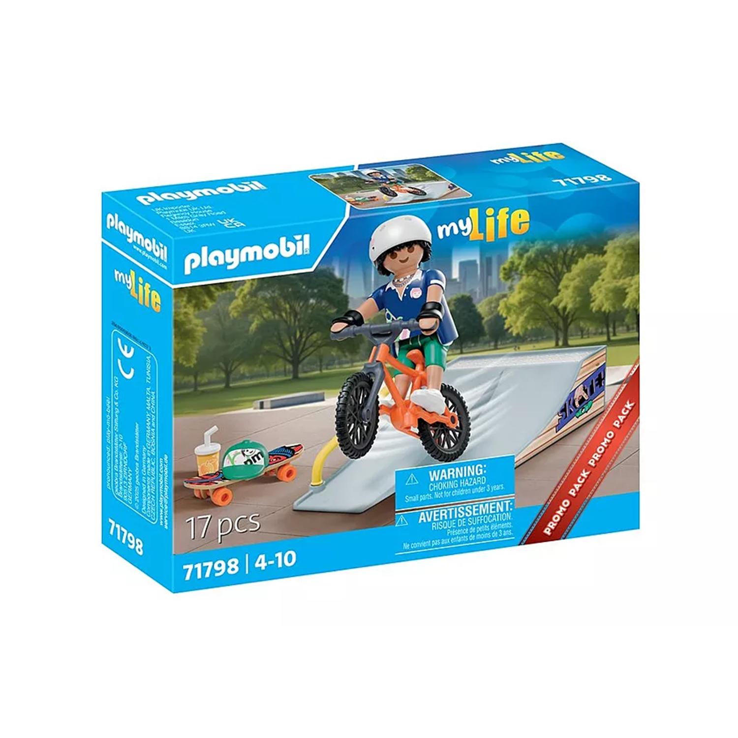 PLAYMOBIL 71798 Snowboarder avec rampe de glisse - vue 8
