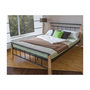 Voir la diapositive 2 : HomeStyle4U Design metal lit double 180 x 200 cadre de lit lattes bois neuf