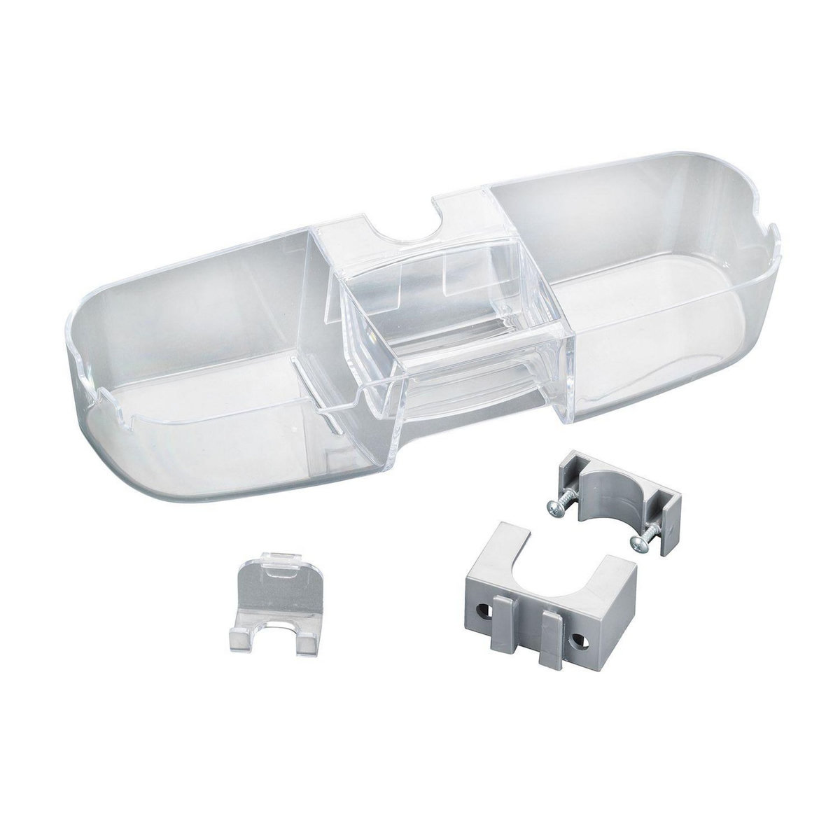 Wenko Etagère de douche Linoa - L. 36 cm - Transparent