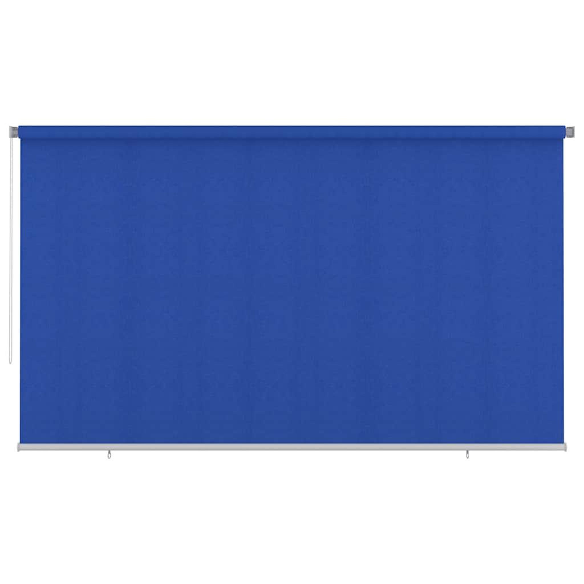 VIDAXL Store roulant d'exterieur 405 (l) x 230 (h) cm bleu hdpe