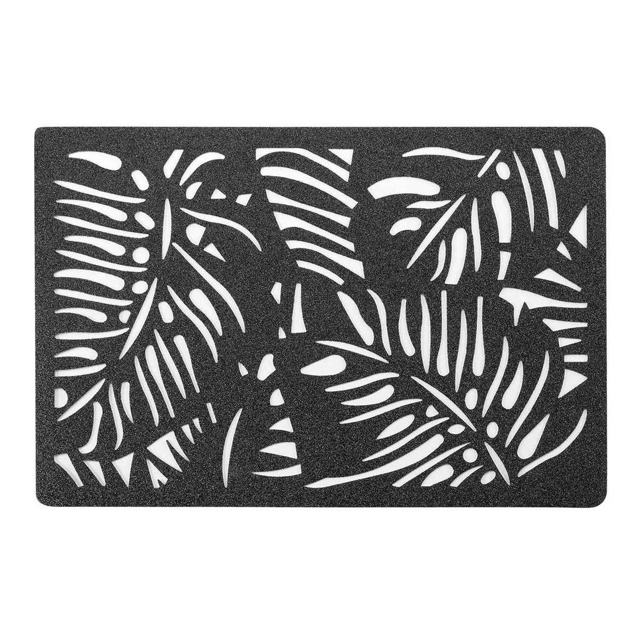 Douceur d'Intérieur Set de table avec paillettes  lena  30x45cm noir
