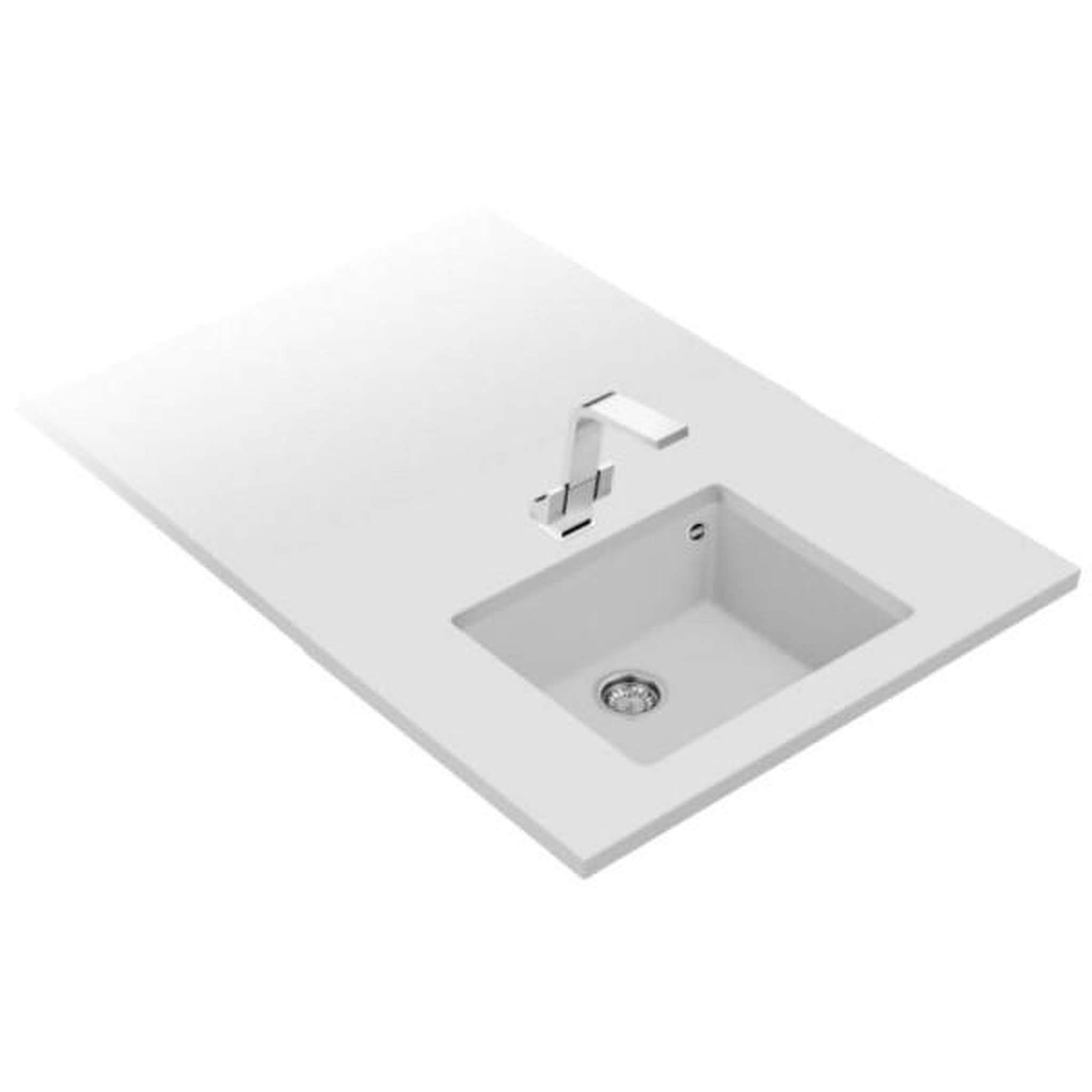 Voir la diapositive 2 : TEKA Évier simple Teka SQUARE 50.40 TG