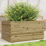 Voir la diapositive 1 : VIDAXL Jardiniere 90x60x46 cm bois de pin impregne
