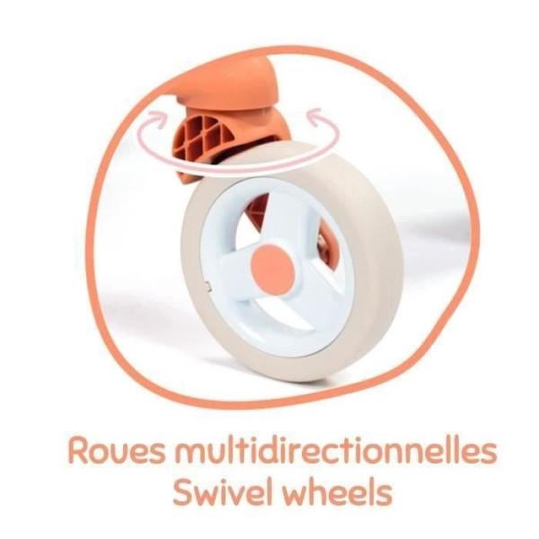 Voir la diapositive 6 : SMOBY Poussette pour poupée Smoby Baby Nurse colorée