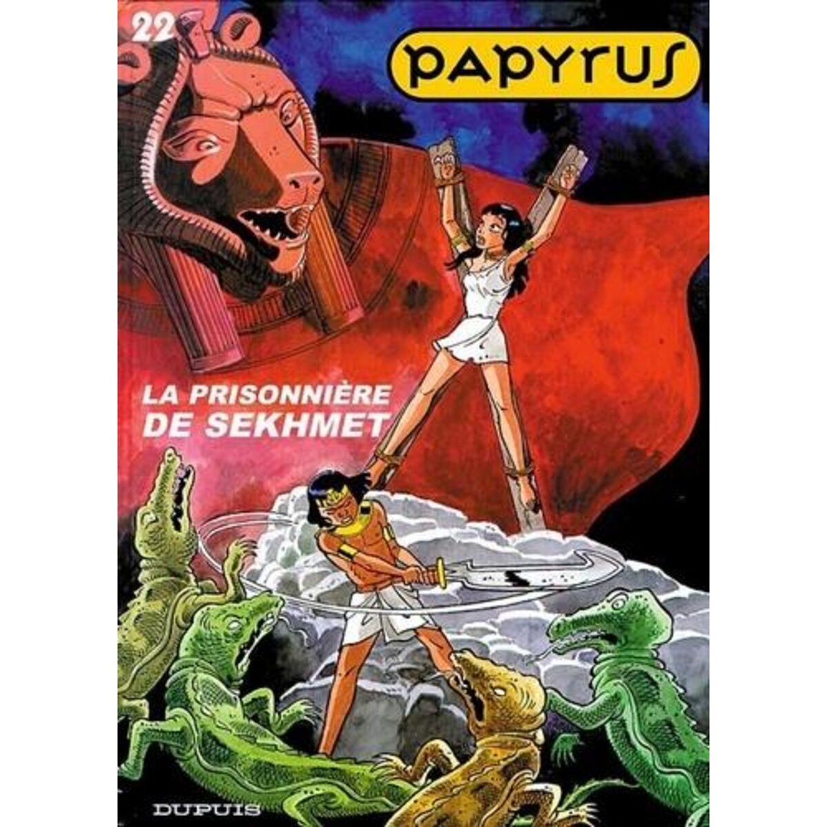 PAPYRUS TOME 22 : LA PRISONNIERE DE SEKHMET, De Gieter Lucien