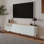 Voir la diapositive 4 : Habitat et Jardin Meuble TV en bois  River  - 150 x 31 x 48 cm - Blanc