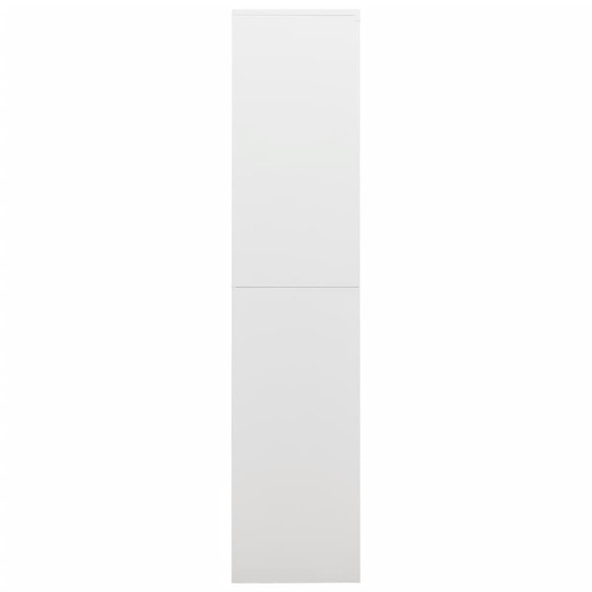 VIDAXL Armoire a casiers Blanc 90x40x180 cm Acier
