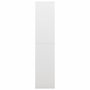 Voir la diapositive 3 : VIDAXL Armoire a casiers Blanc 90x40x180 cm Acier