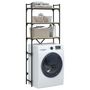 Voir la diapositive 5 : VIDAXL Etagere de lave-linge chene sonoma 67x25x163 cm bois ingenierie