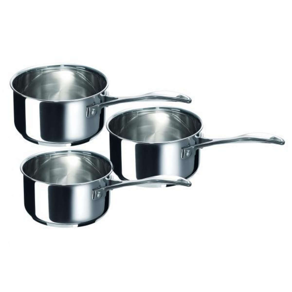Beka Série 3 casseroles 16-18-20 cm en inox - 12066974