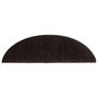Voir la diapositive 5 : VIDAXL Tapis autoadhesifs de marches 5 pcs Marron 56x17x3cm Aiguillete