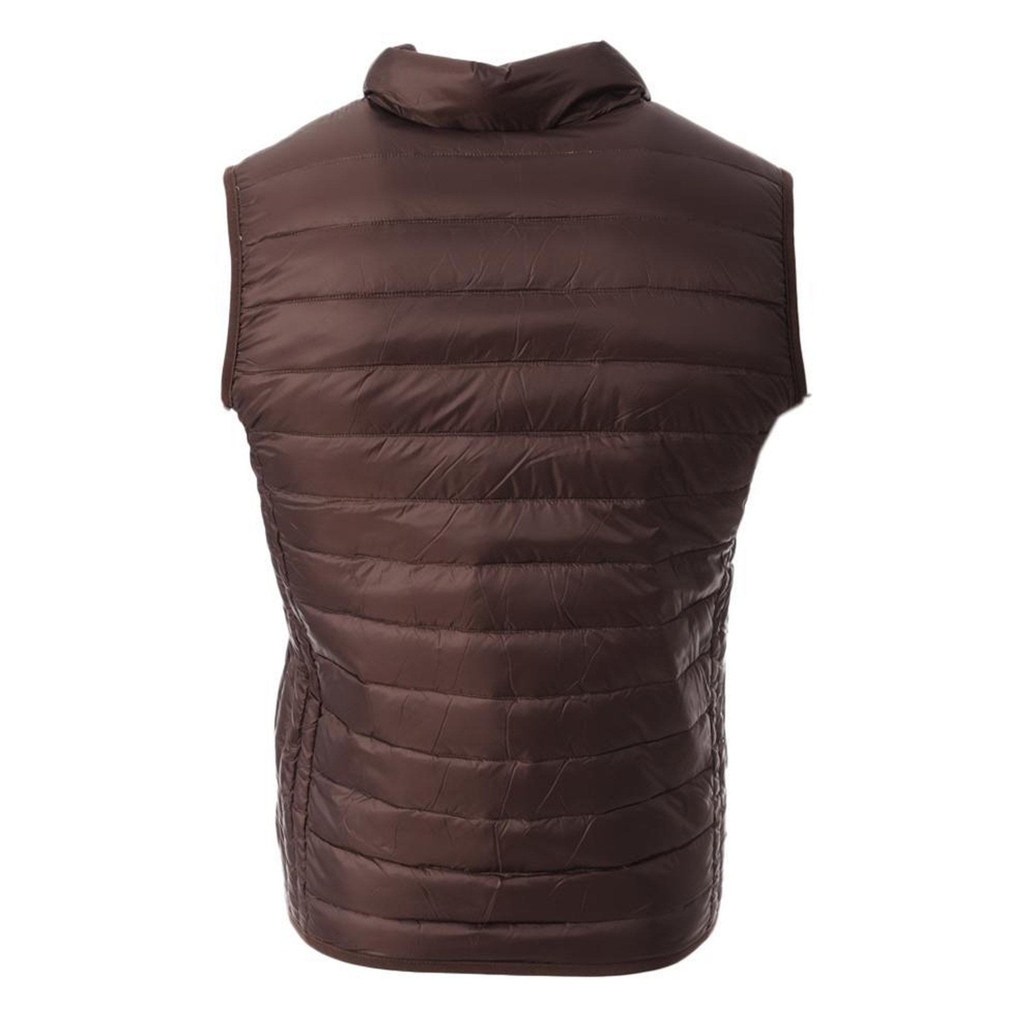 Voir la diapositive 2 : Schott Doudoune Sans Manches Marron Homme Schott OAKLANDVRS