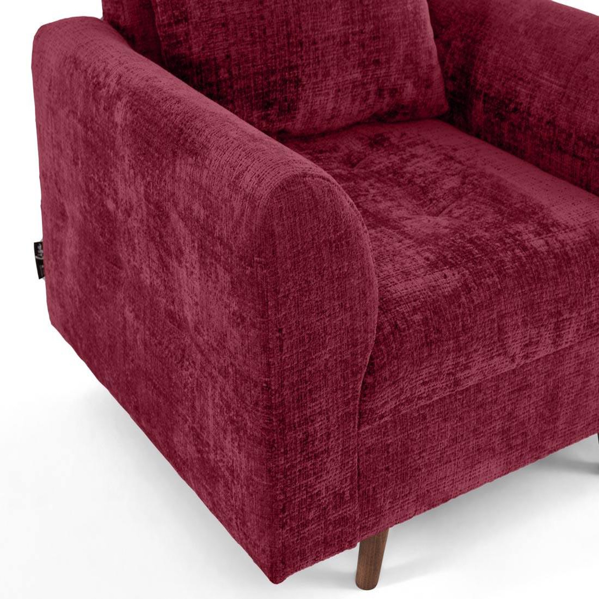 Voir la diapositive 5 : LISA DESIGN Rune - fauteuil en velours texturé