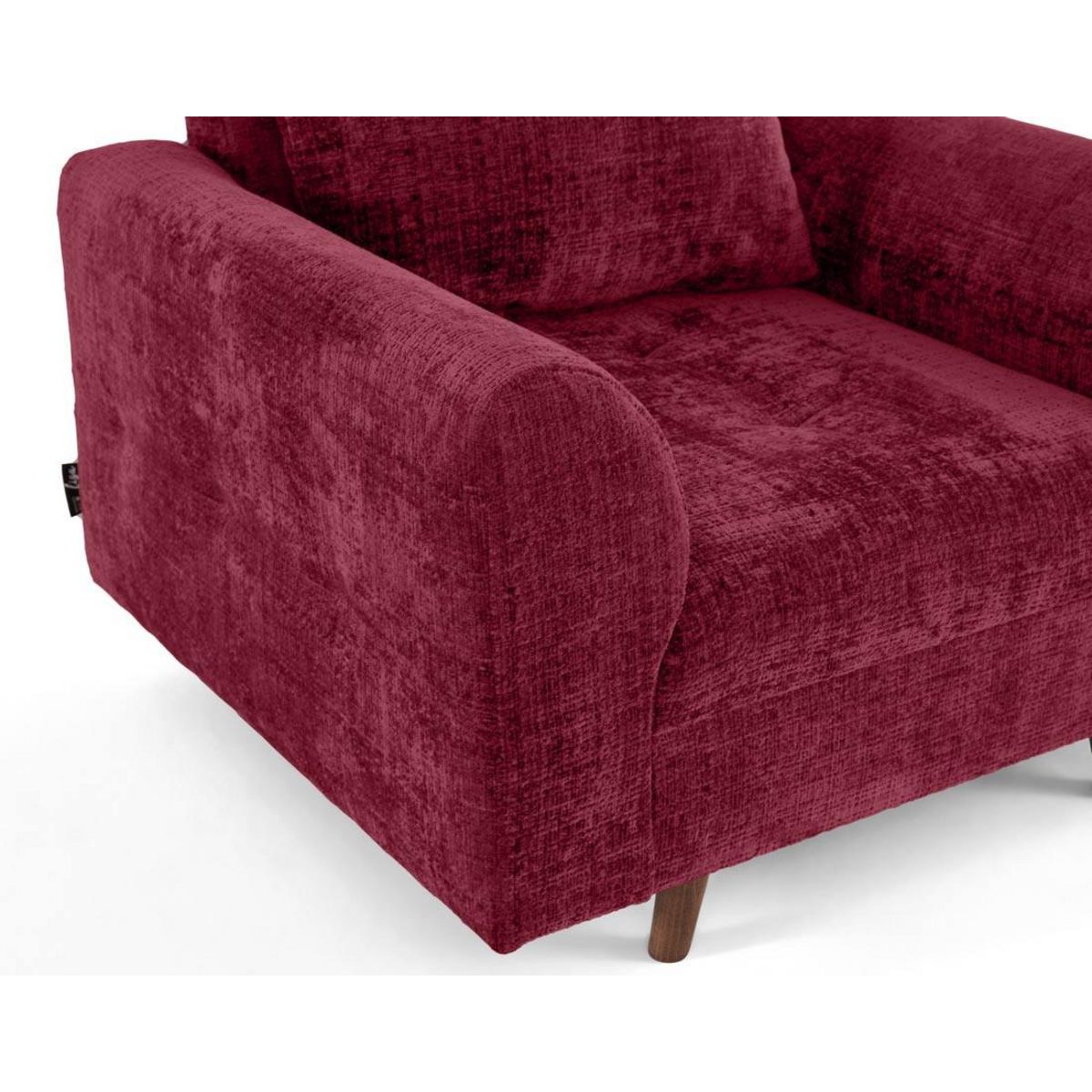 LISA DESIGN Rune - fauteuil en velours texturé
