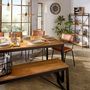 Voir la diapositive 3 : ATMOSPHERA Table de séjour salle à manger fixe pieds métal L180cm ELEORA