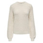 Voir la diapositive 1 : JACQUELINE DE YONG Pull Écru Femme JDY Marceline