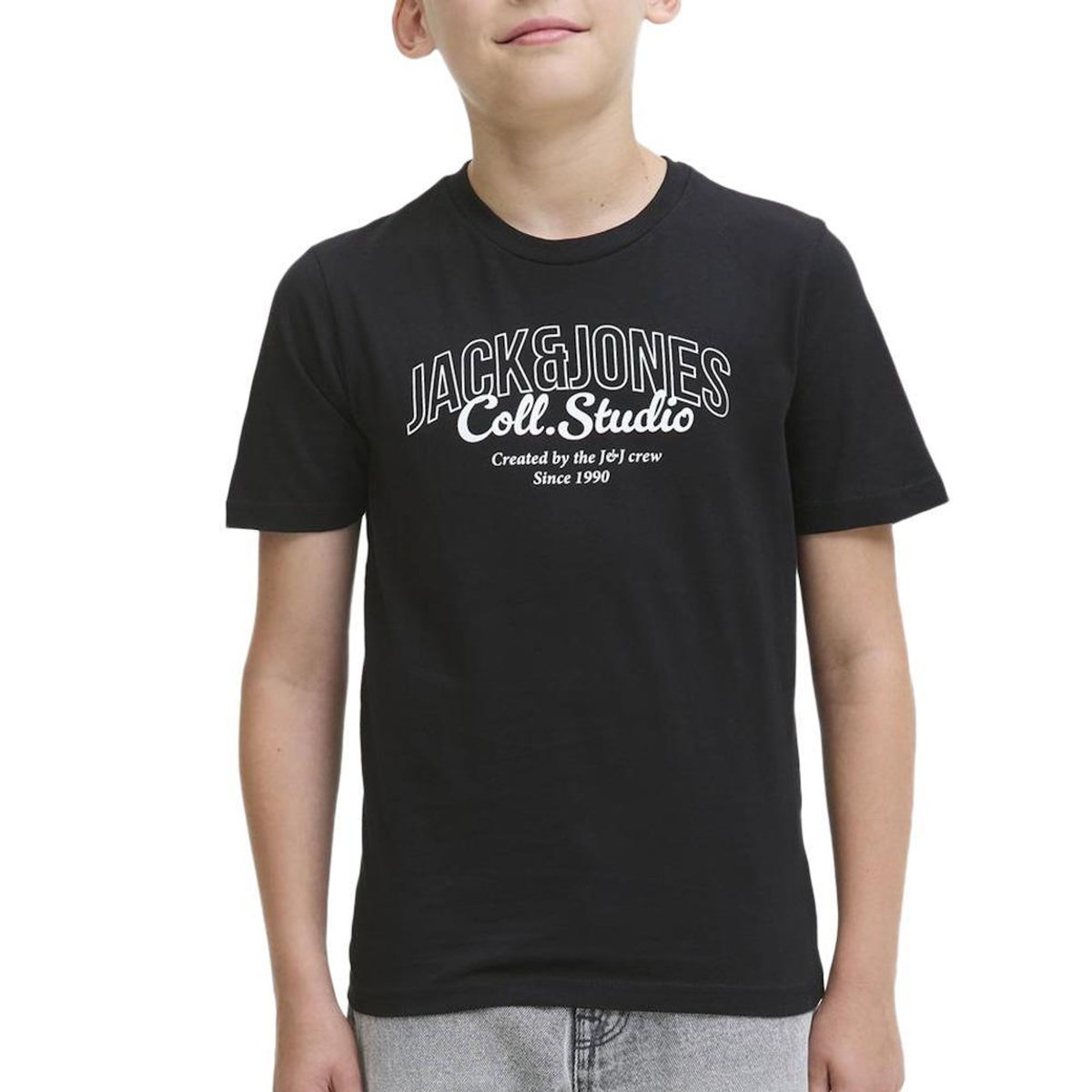 Jack & Jones T-Shirt Noir Garçon Jack & Jones Kotos