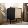 Voir la diapositive 5 : BEST MOBILIER Cambridge - lot de 2 tables de chevet - effet bois et noir - 44 cm