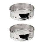 Fackelmann Ensemble de 2 Tamis de cuisine inox extra fin 18 cm de diamètre Fackelmann Basic