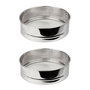 Voir la diapositive 1 : Fackelmann Ensemble de 2 Tamis de cuisine inox extra fin 18 cm de diamètre Fackelmann Basic