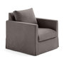 Voir la diapositive 3 : LISA DESIGN Serena - fauteuil déhoussable en tissu