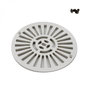 Voir la diapositive 1 : Astral Grille bonde de fond ronde avec vis pour piscine béton - Diam 17,5 cm - Blanc